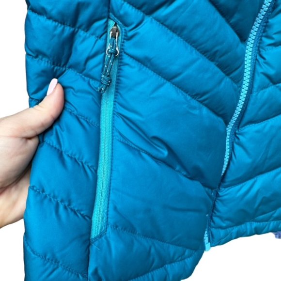 Women's Columbia Omni-Heat Interchange Puffer Jacket Blue w/Silver Lining SMALL - Picture 6 of 12